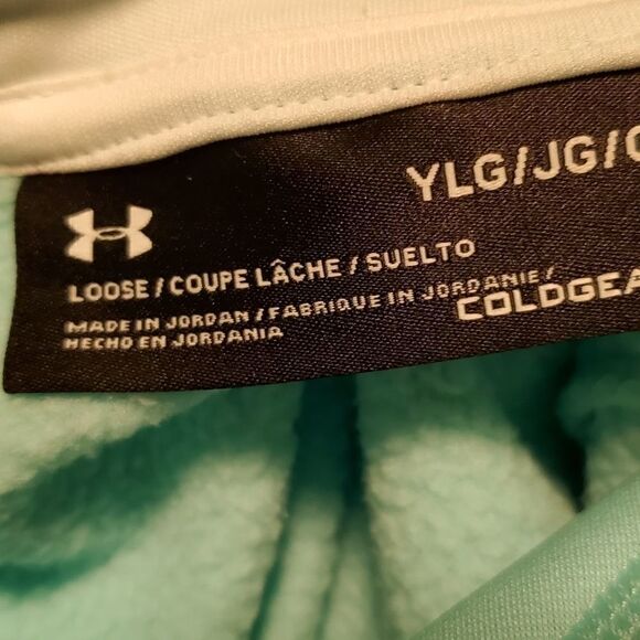 Under Armour Mint Green Cold Gear Hoodie - Picture 4 of 5
